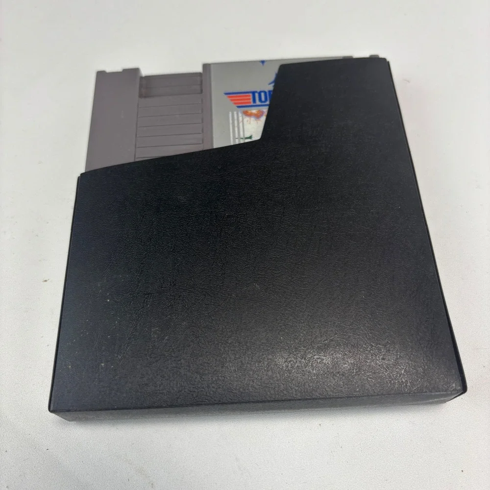Nintendo Top Gun Video Game NES Gray Konami Flight Simulator Retro Action Cart